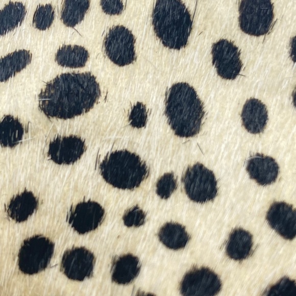 MADEWELL Sidewalk Low Top Sneaker Real fur-Dyed Calf Hair and Leather Size 6.5 - Picture 7 of 8